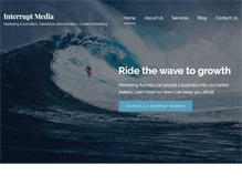 Tablet Screenshot of interruptmedia.com